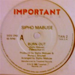 descargar álbum Sipho Mabuse - Burn Out