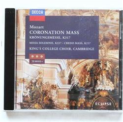 Download Mozart, English Chamber Orchestra, The King's College Choir Of Cambridge, Stephen Cleobury - Coronation Mass K317 Missa Solemnis K337 Credo Mass K257