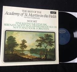 lataa albumi Academy Of St MartinintheFields, Neville Marriner, Mozart - Eine Kleine Nachtmusik Serenata Notturna Divertimento KV 138 Notturno Voor 4 Orkesten