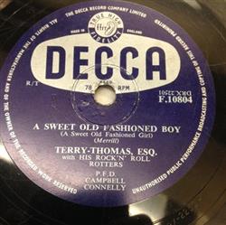 Download Terry Thomas Esq With His Rock 'N' Roll Rotters - A Sweet Old Fashioned Boy