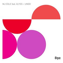last ned album MJ Cole Feat Alyss - Undo