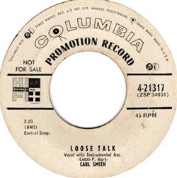 ladda ner album Carl Smith - Loose Talk