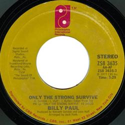 télécharger l'album Billy Paul - Only The Strong Survive Where I Belong