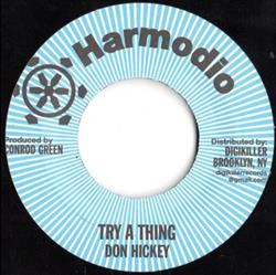 descargar álbum Don Hickey - Try A Thing