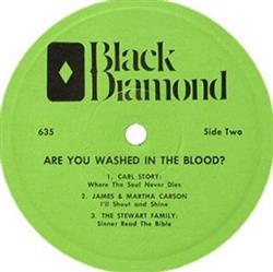 last ned album Various - Are You Washed In The Blood