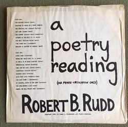 descargar álbum Robert Barnes Rudd - A Poetry Reading