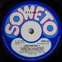 télécharger l'album S'Ponono And Soweto Boys - Dukanezwe1 Standerton Special