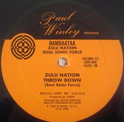 Download Bambaataa, Zulu Nation, Soul Sonic Force Harlem Underground Band - Zulu Nation Throw Down Volume 2