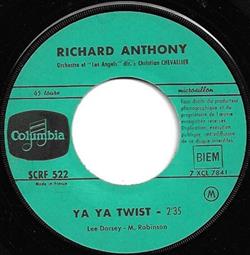 écouter en ligne Richard Anthony - Ya Ya Twist Le Vagabond