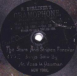 Album herunterladen Mr Vess L Ossman - The Stars And Stripes Forever