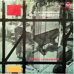 last ned album JS Bach Wanda Landowska - Il Clavicembalo Ben Temperato Libro I Vol III