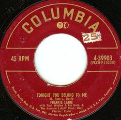 descargar álbum Frankie Laine - Tonight You Belong To Me