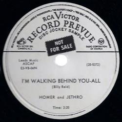 Download Homer And Jethro - Im Walking Behind You All