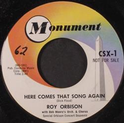 télécharger l'album Roy Orbison - Paper Boy Here Comes That Song Again