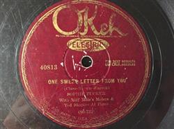 ascolta in linea Sophie Tucker With Miff Mole's Molers And Ted Shapiro - One Sweet Letter From You Fifty Million Frenchmen Cant Be Wrong