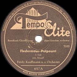 baixar álbum Ferdy Kauffmann U S Orchester - Fledermaus Potpourri
