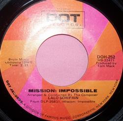 descargar álbum Lalo Schifrin - Mission Impossible