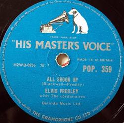 baixar álbum Elvis Presley With The Jordanaires - All Shook Up Thats When Your Heartaches Begin