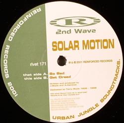 last ned album Solar Motion - So Bad Get Dread