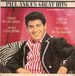 ladda ner album Paul Anka - Paul Ankas Great Hits