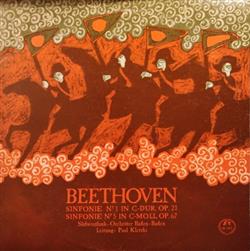 last ned album Beethoven, SüdwestfunkOrchester BadenBaden, Paul Kletzki - Sinfonie Nr 1 In C Dur Op 21 Sinfonie Nr 5 In C Moll Op 67