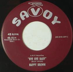 lytte på nettet Nappy Brown - Bye Bye Baby