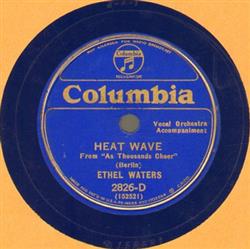 ladda ner album Ethel Waters - Heat Wave Harlem On My Mind