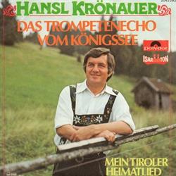 descargar álbum Hansl Krönauer - Das Trompetenecho Vom Königssee