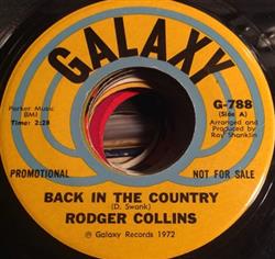 descargar álbum Rodger Collins - Back In The Country