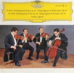 baixar álbum Brahms, Dvořák, AmadeusQuartett - Brahms The String Quartets Dvorak String Quartet American