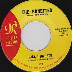 The Ronettes - Baby I Love You Miss Joan And Mr Sam