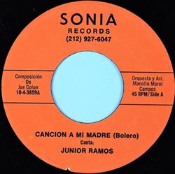 online anhören Junior Ramos Con Manolin Morel Campos Y Su Orquesta - Cancion A Mi Madre El Bochinche