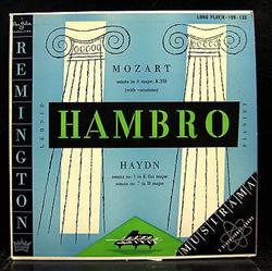 online anhören Leonid Hambro - Mozart Sonata In A Major K 331 With Variations Haydn Sonata No 1 In E Flat Major Sonata No 7 In D Major