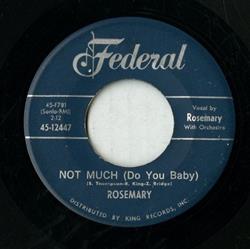 last ned album Rosemary - Not Much Do You Baby In The Doorway Crying