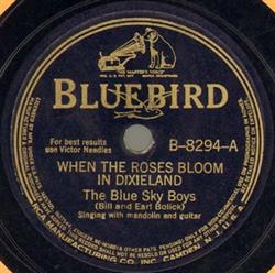lataa albumi The Blue Sky Boys (Bill And Earl Bolick) - When The Roses Bloom In Dixieland Are You From Dixie
