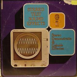 last ned album No Artist - Stereo Test Sound Effects Stereo Demonstratie Geluids Effecten