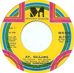 télécharger l'album Latin Dimensions - Ay Guajira