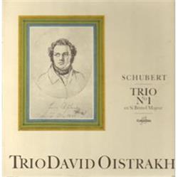 Album herunterladen Schubert TrioDavidOistrakh - Trio No 1 In B Flat