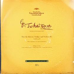 descargar álbum Peter Tschaikowsky - Trio für Klavier Violine und Violoncello a moll op 50