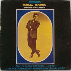 ascolta in linea Paul Anka - Diana Paul Anka Pjeva Svoje Najveće Uspjehe