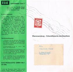 ladda ner album Camillo Felgen Gerhard Gregor - Liebesgedichte Elac Quiz 1964