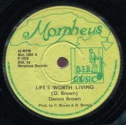 lataa albumi Dennis Brown DEB Music Players - Lifes Worth Living Easy Living