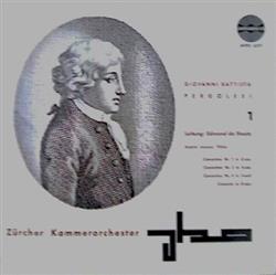 Download Giovanni Battista Pergolesi, Zürcher Kammerorchester Edmond De Stoutz, André Jaunet - 