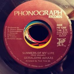 ascolta in linea Geraldine De Haas - Summers of My Life
