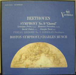 Download Beethoven, Leontyne Price, Maureen Forrester, David Poleri, Giorgio Tozzi, Boston Symphony, Charles Munch - Symphony No 9 Choral Fidelio Leonore No 3 Corolian Overtures