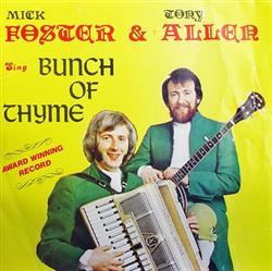 Album herunterladen Foster & Allen - Bunch Of Thyme