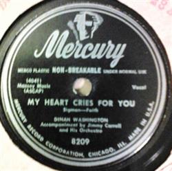 Album herunterladen Dinah Washington - My Heart Cries For You I Apologize