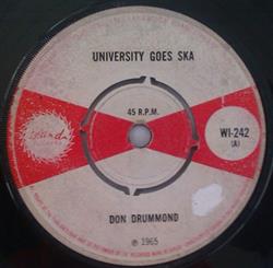 lataa albumi Don Drummond Derrick & Naomi - University Goes Ska Pain In My Heart