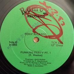 last ned album Tony Ricardo - Funking Party Pt 1 Funking Party Pt 2