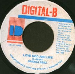 descargar álbum Spragga Benz - Love God And Live